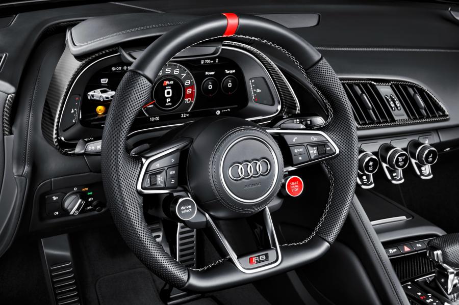 Панель приборов Audi R8 V10 Edition Audi Sport 2017 года  (фото 12 из 13)